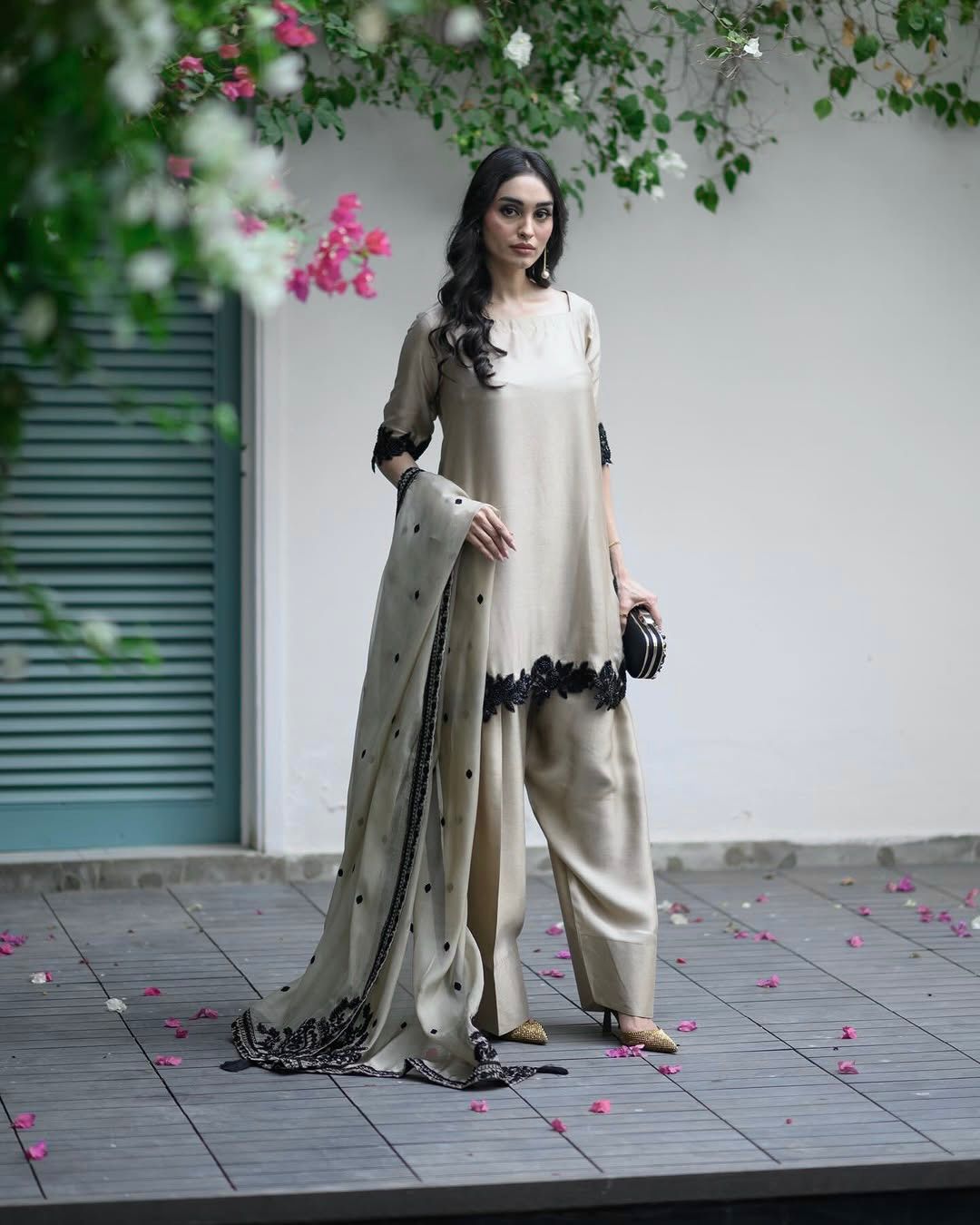 Hooriya Fashions - Top-Bottom And Dupatta Set.