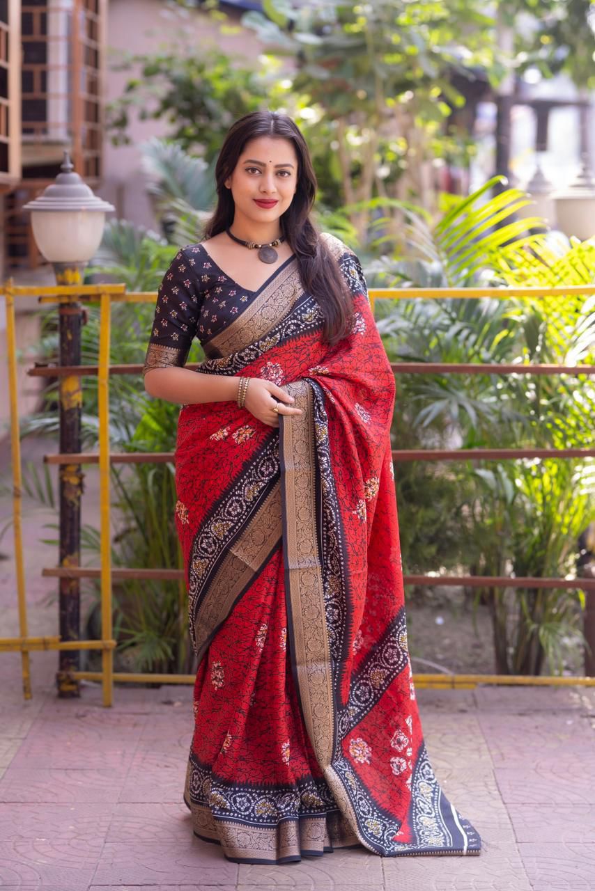 Hooriya Fashions - New fancy crack batik saree.