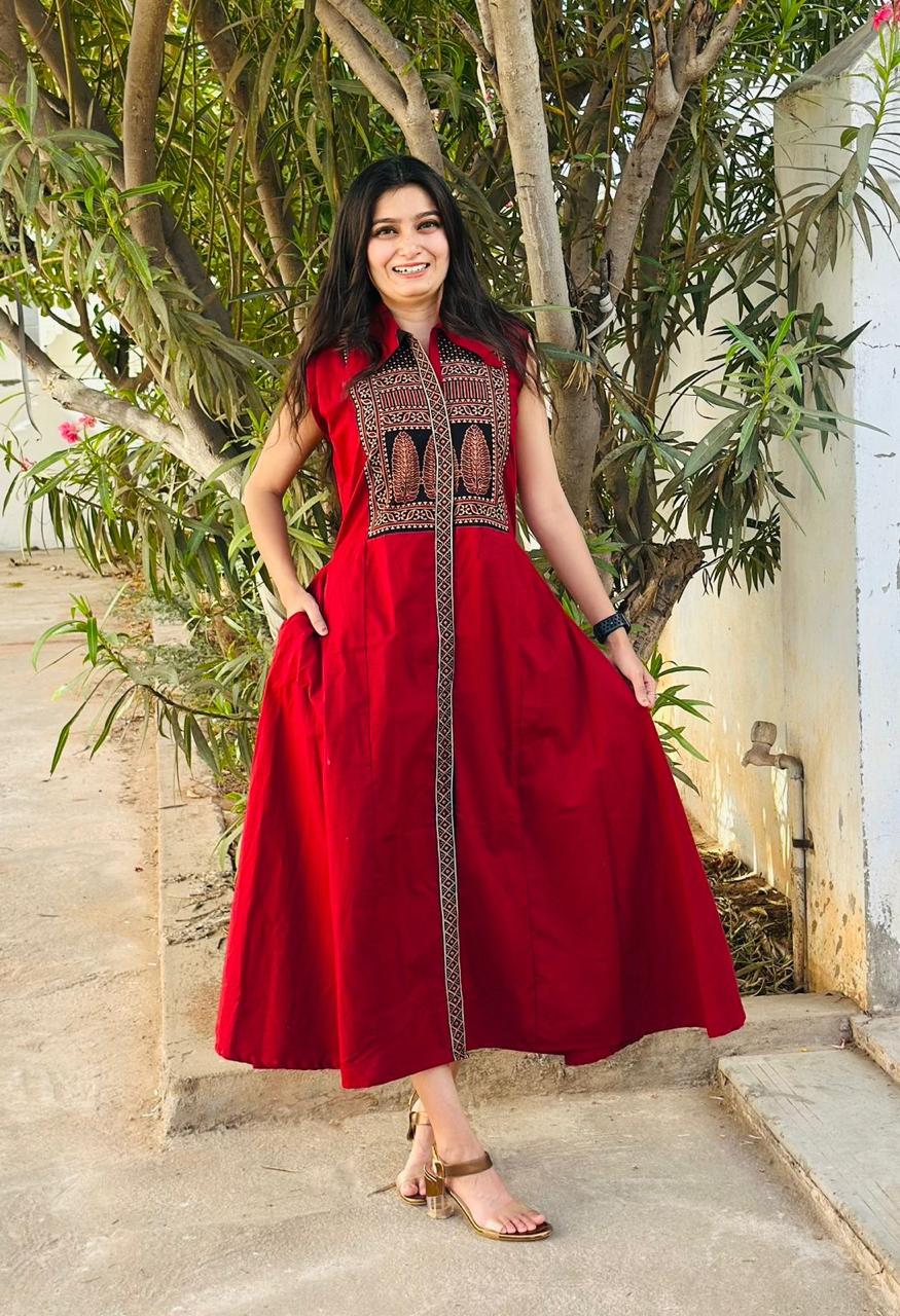 Hooriya fashions - One piece Plain cotton fabric