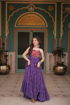 Premium Designer Readymade Bandhani Gown