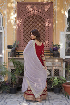 Premium Designer Readymade Gown with Dupatta