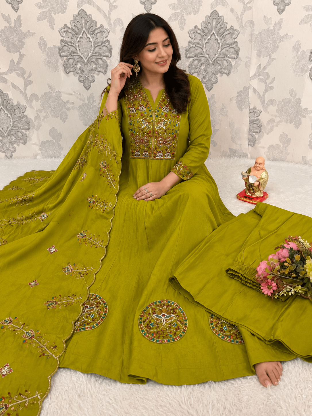 Premium Designer Viscose Embroidered Salwar Suit