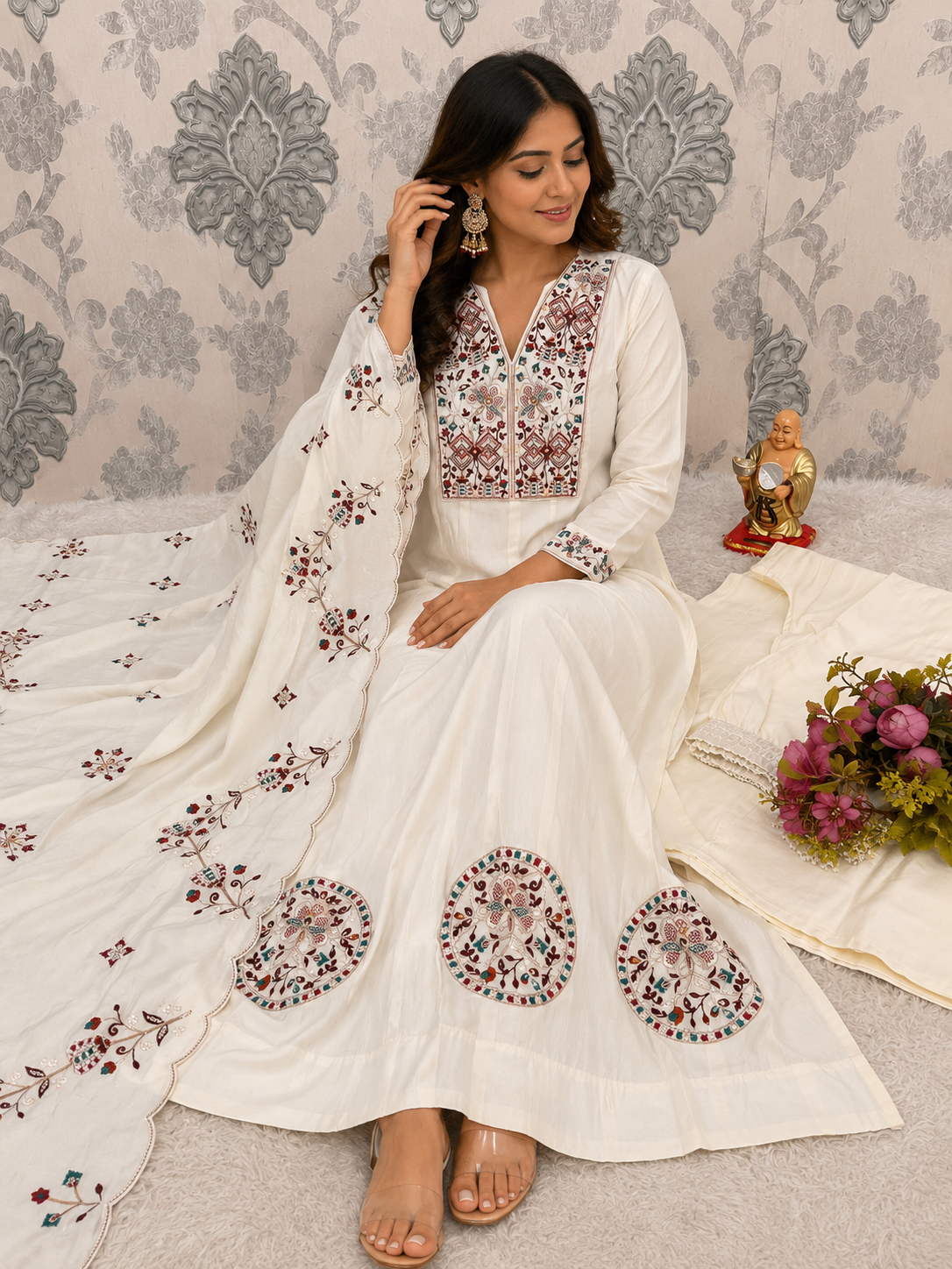 Premium Designer Viscose Embroidered Salwar Suit