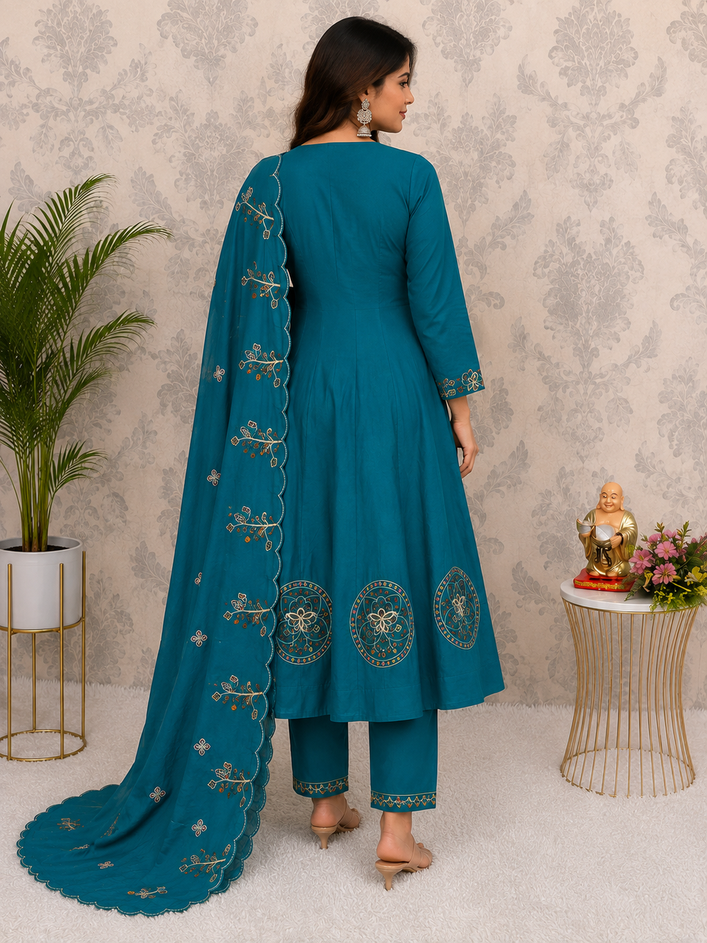 Premium Designer Viscose Embroidered Salwar Suit