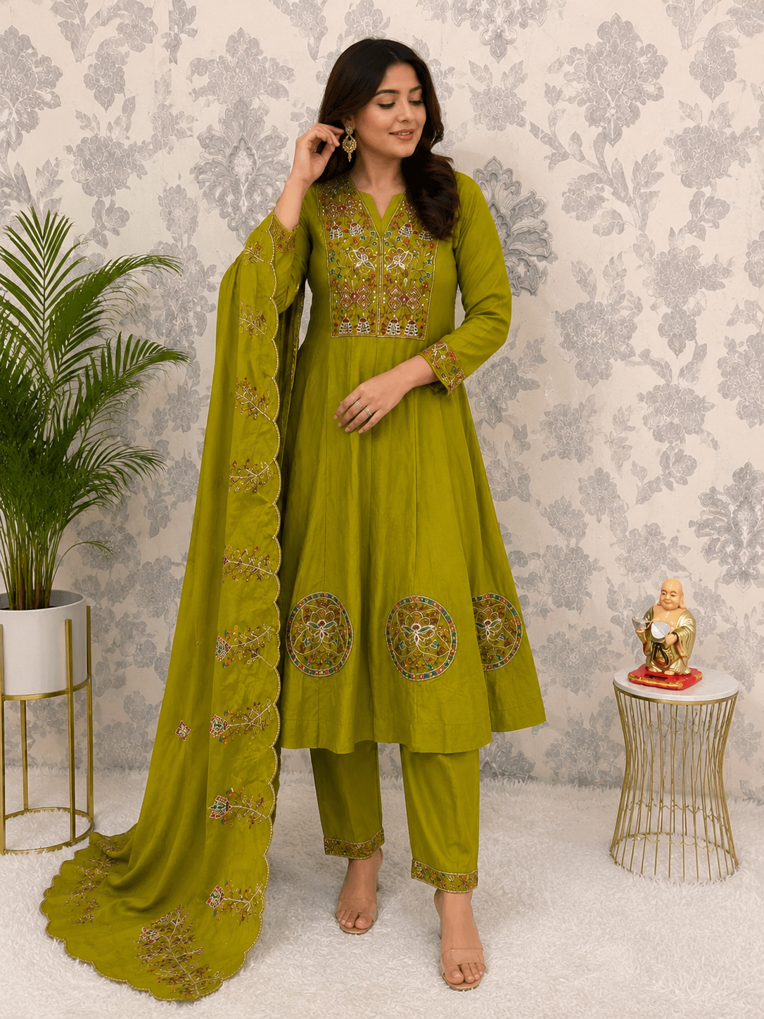 Premium Designer Viscose Embroidered Salwar Suit
