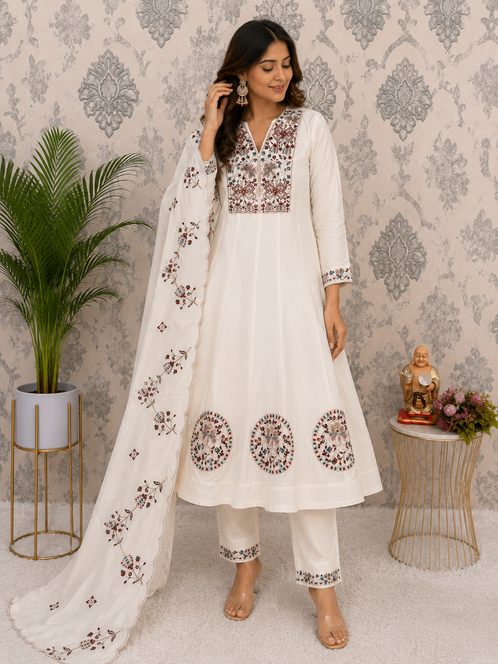 Premium Designer Viscose Embroidered Salwar Suit