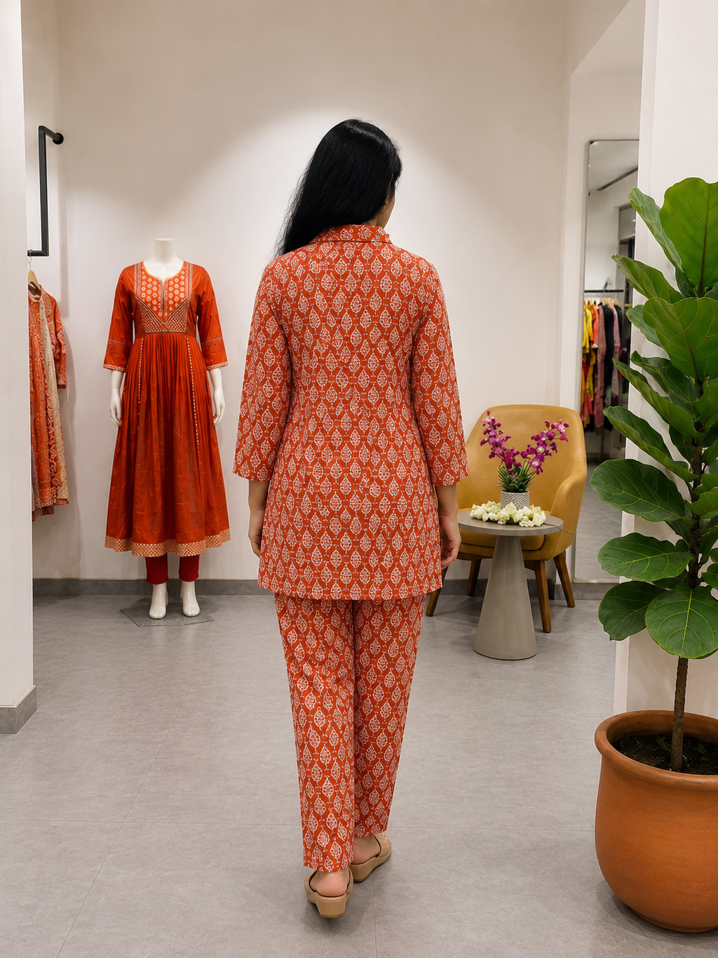Hooriya Fashions Pure Cotton Co-Ord Set
