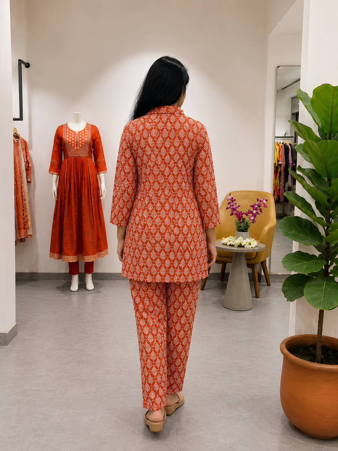 Hooriya Fashions Pure Cotton Co-Ord Set