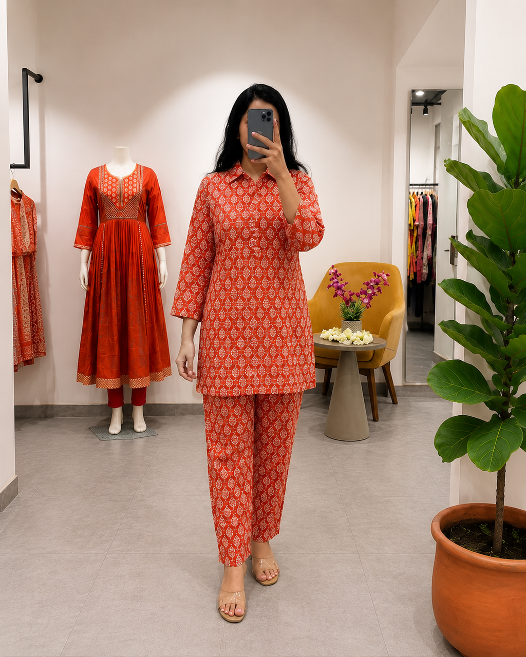 Hooriya Fashions Pure Cotton Co-Ord Set