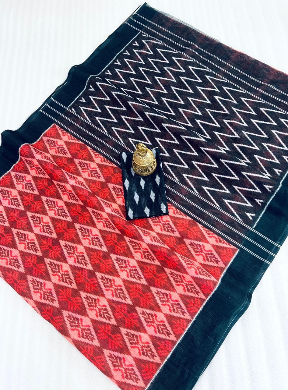 Hooriya fashions - Plain Linen saree