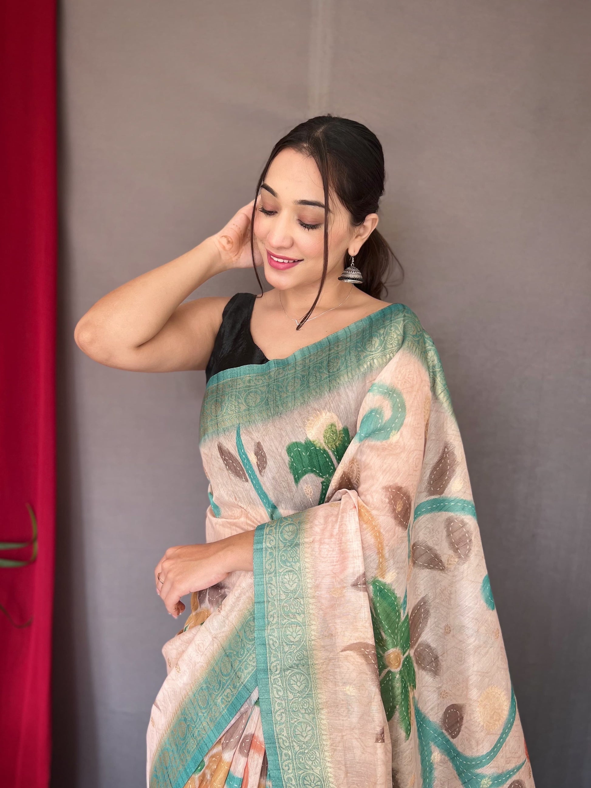 Hooriya fashios - Pure chanderi silk