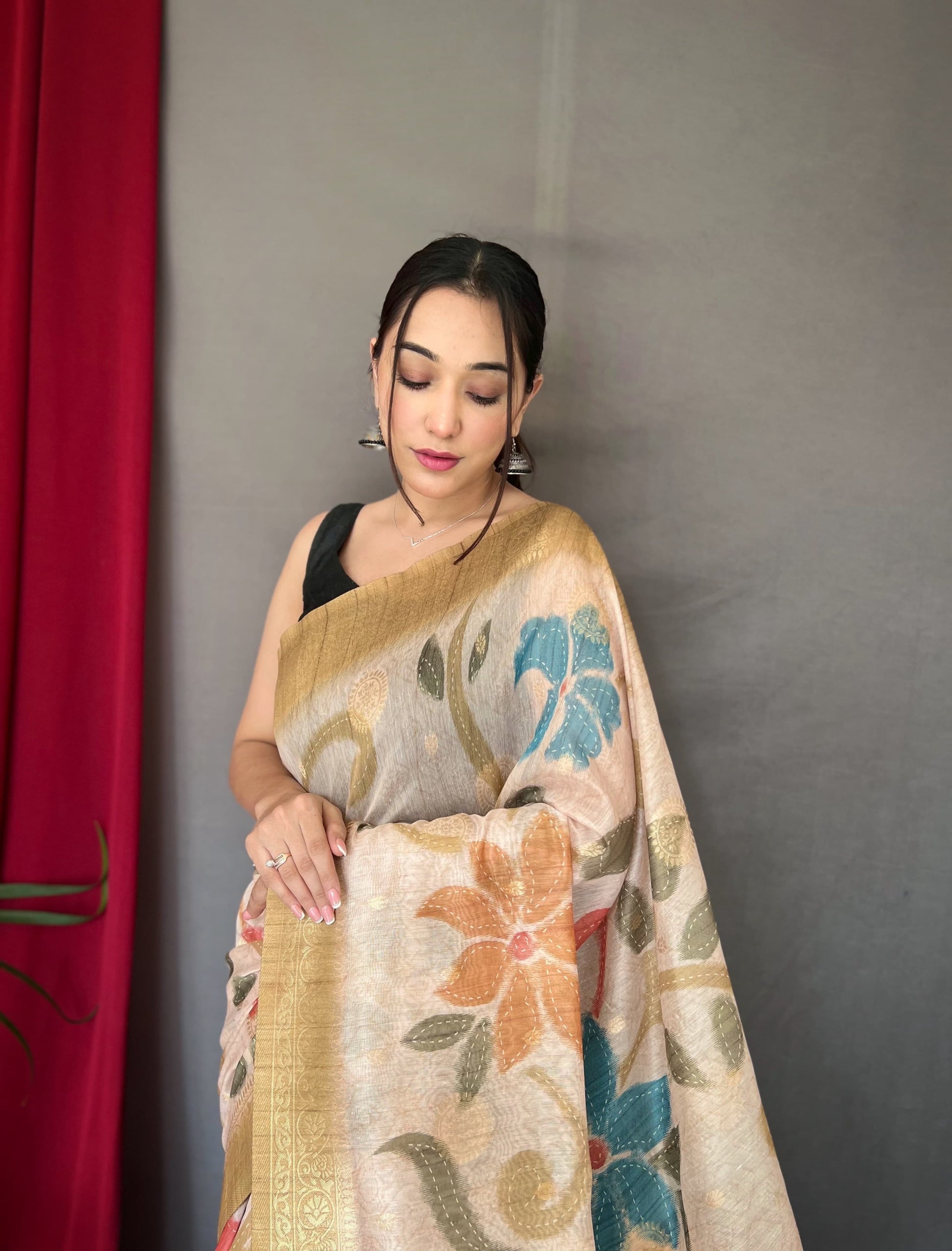 Hooriya fashios - Pure chanderi silk