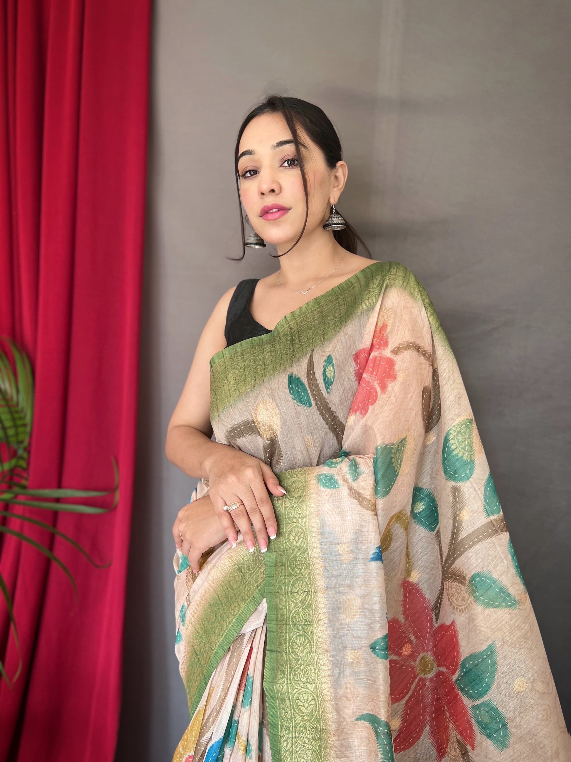 Hooriya fashios - Pure chanderi silk