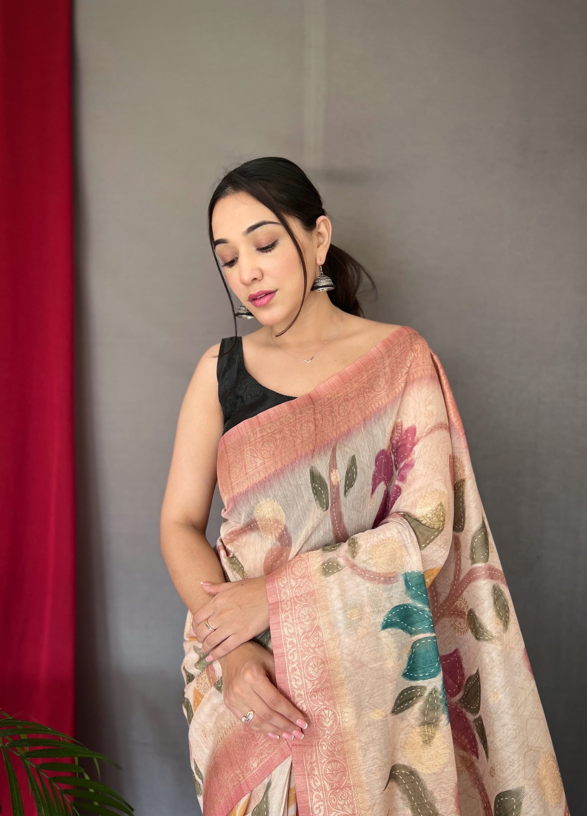 Hooriya fashios - Pure chanderi silk