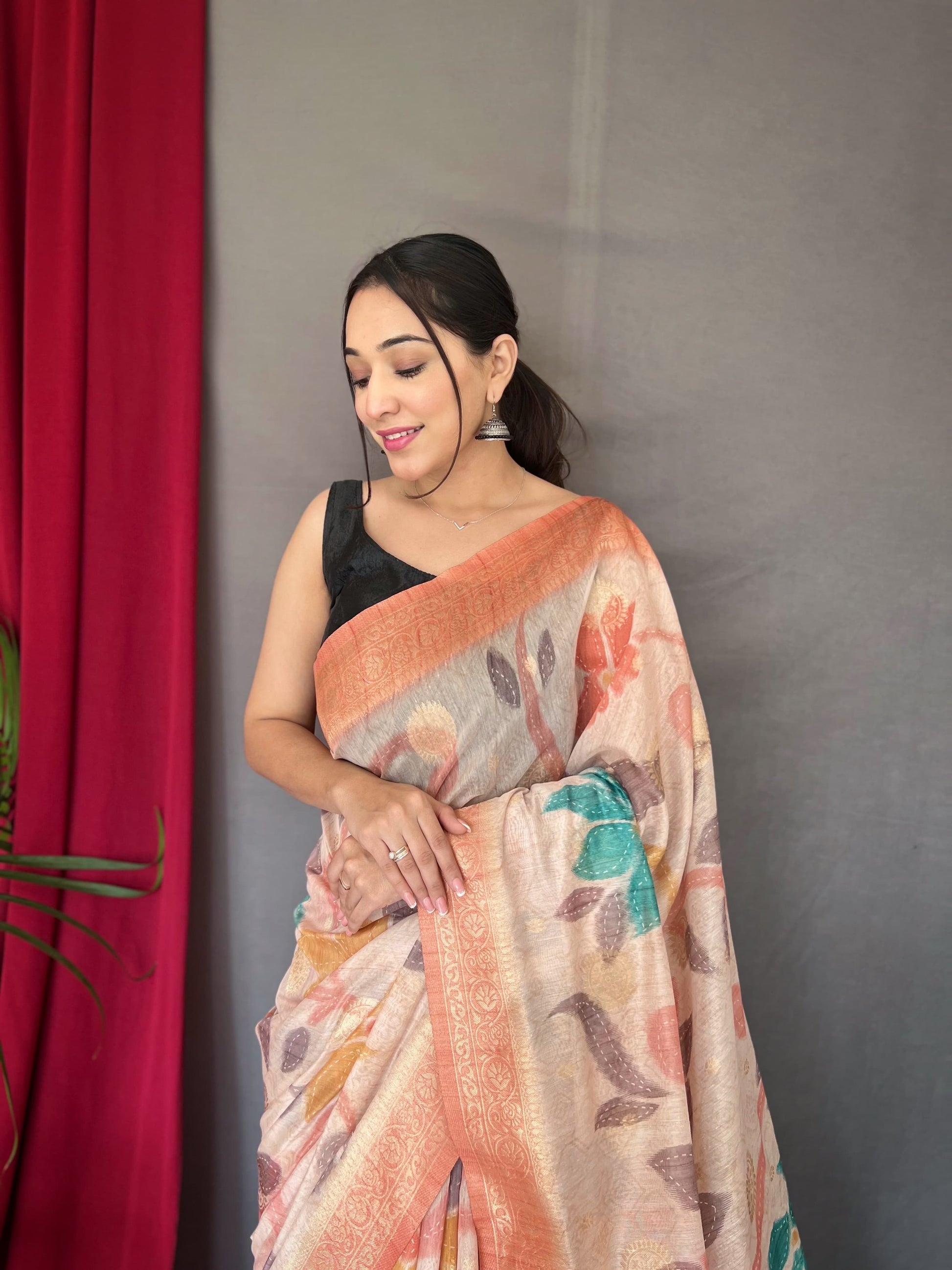 Hooriya fashios - Pure chanderi silk