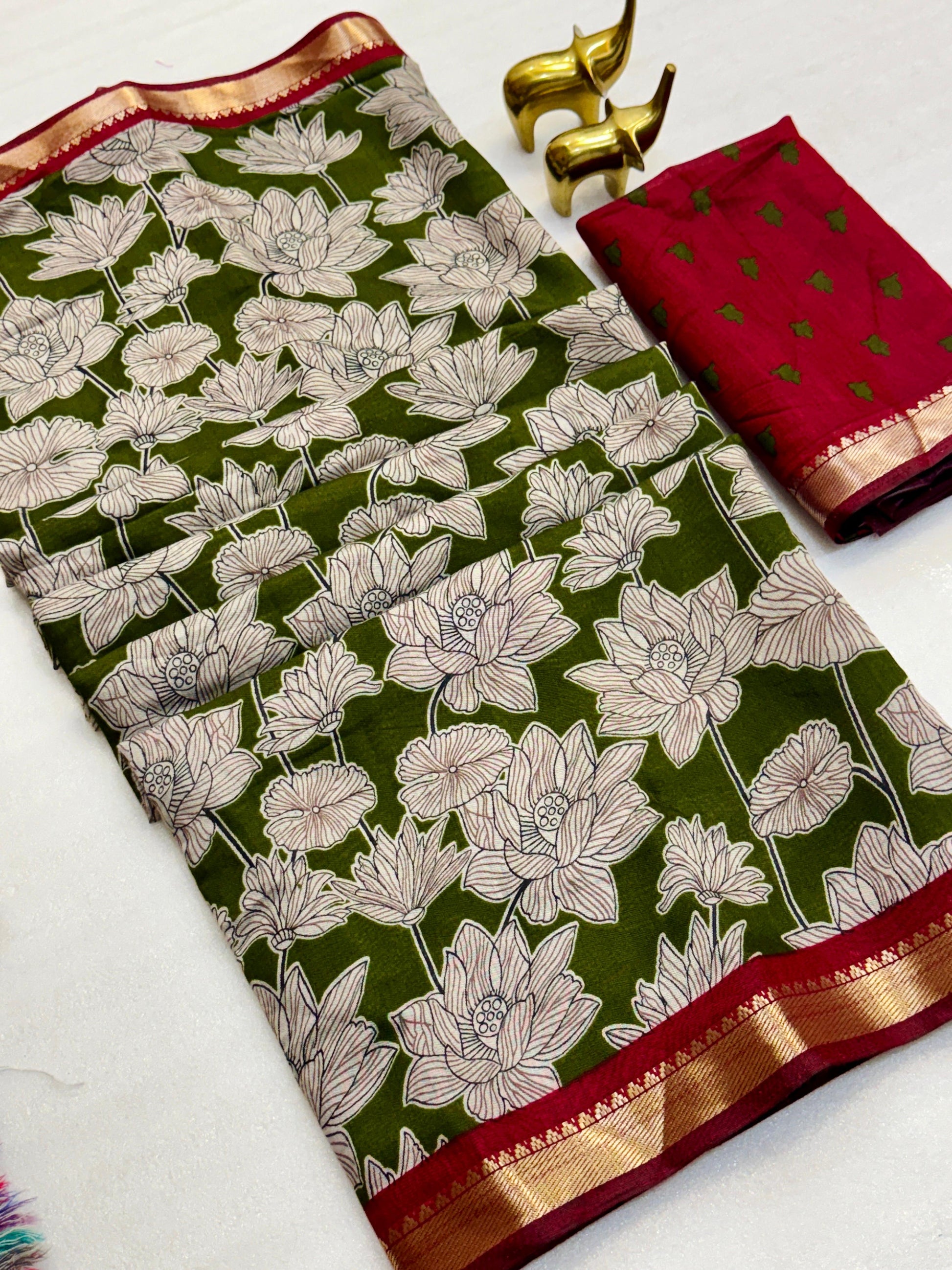 Hooriya fashions - Mangalagiri silk saree