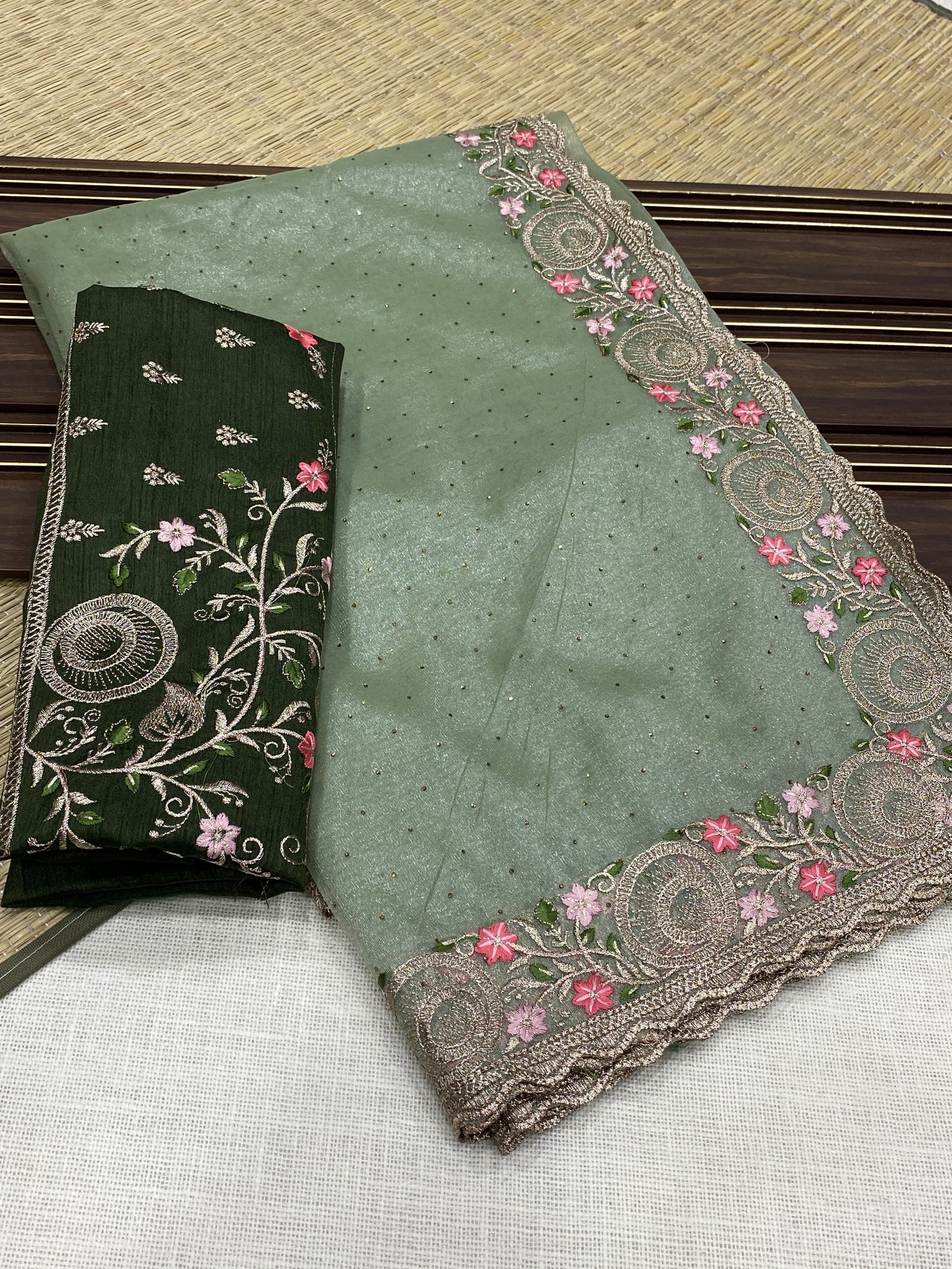 Hooriya fashions - Twill net sarees