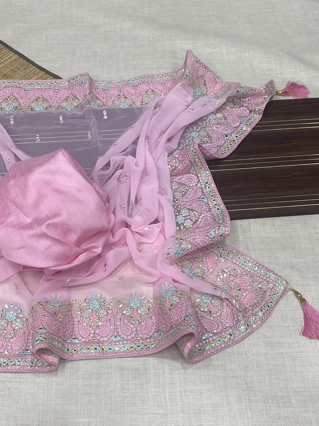 Hooriya fashions - Georgatte saree