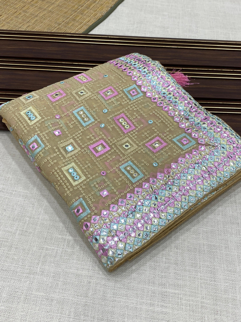 Hooriya fashions - Georgatte saree