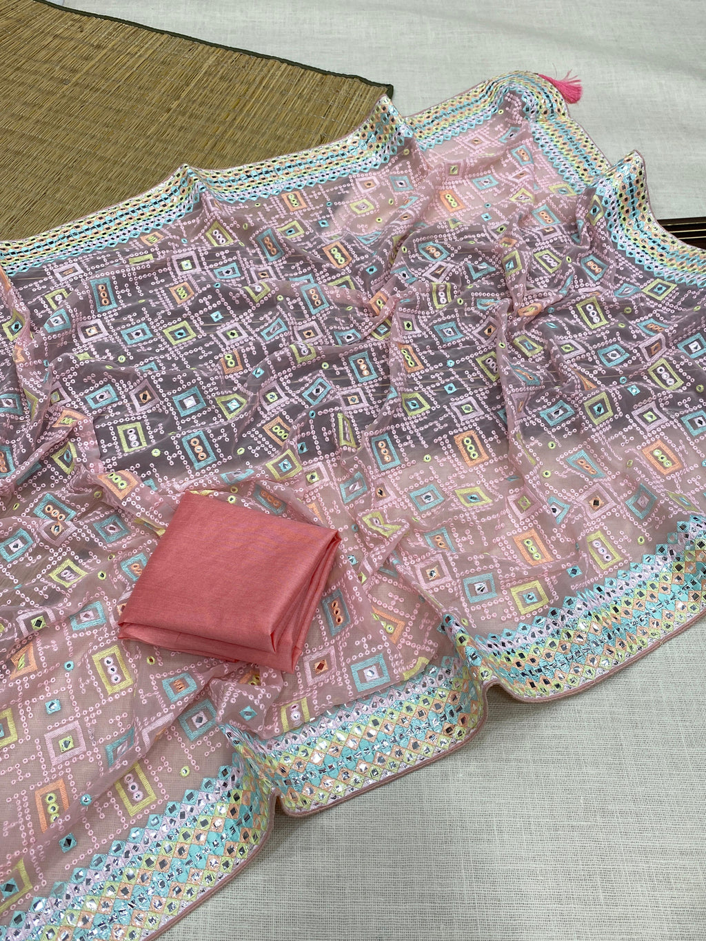 Hooriya fashions - Georgatte saree