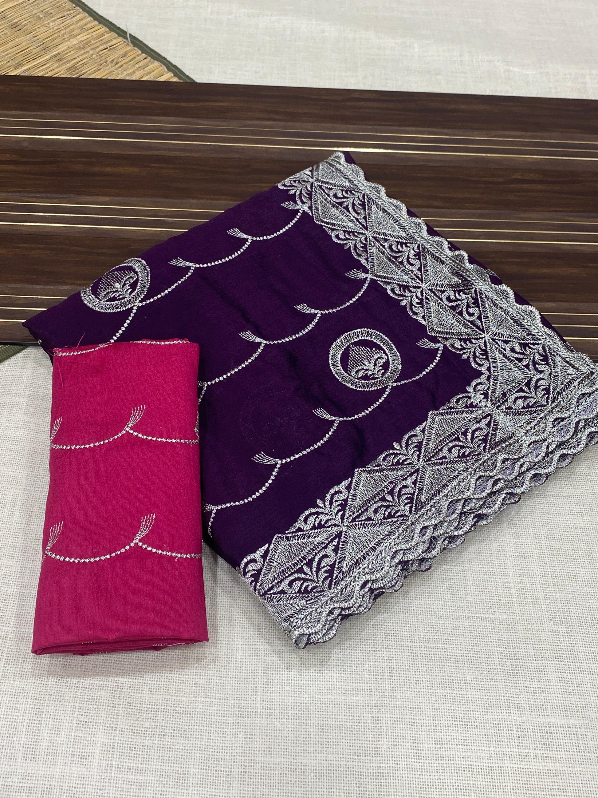 Hooriya fashions - Chinnon silk saree