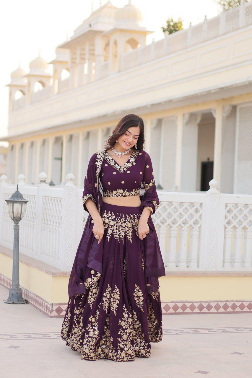 Hooriya fashions - LEHENGA CHOLI WITH DUPATTA