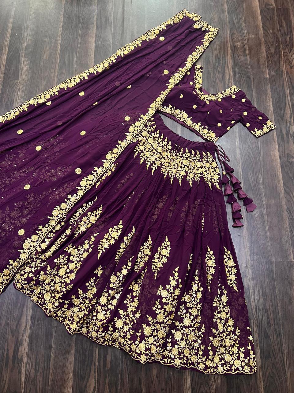 Hooriya fashions - LEHENGA CHOLI WITH DUPATTA