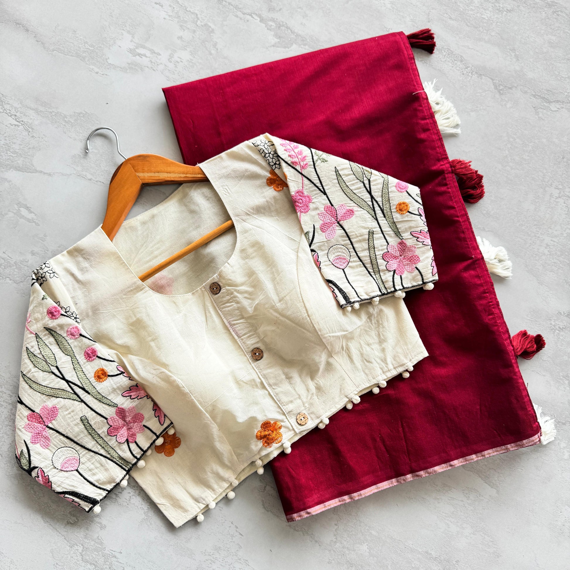 Hooriya fashions - Mulmul chanderi saree