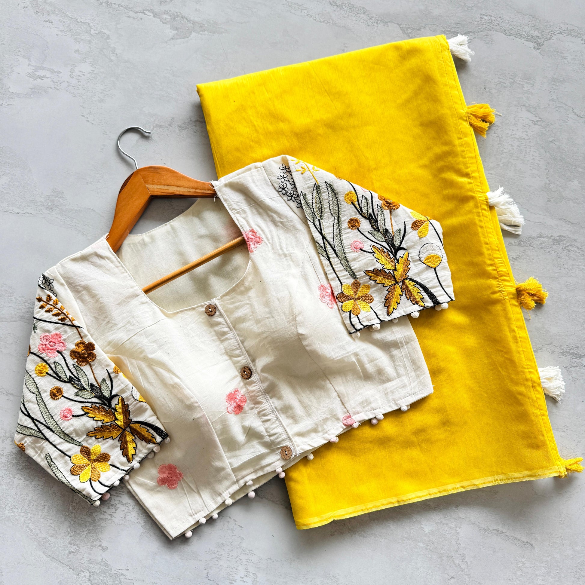Hooriya fashions - Mulmul chanderi saree