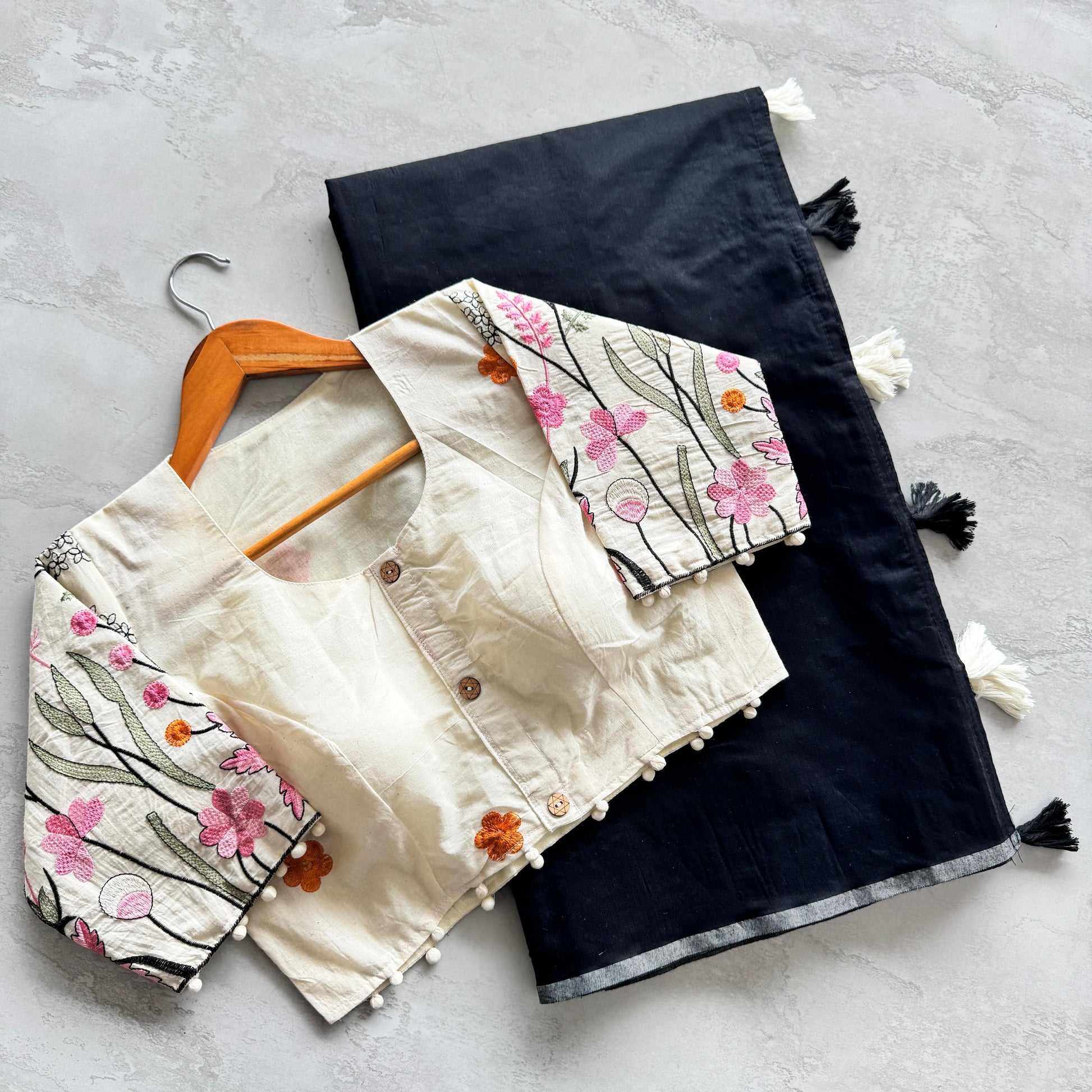 Hooriya fashions - Mulmul chanderi saree