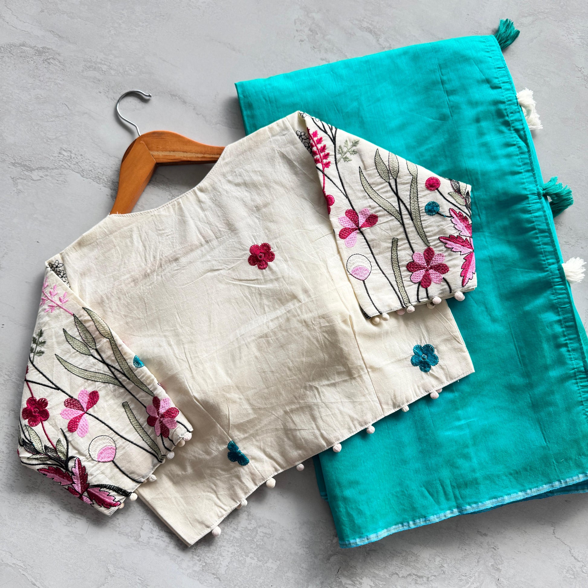 Hooriya fashions - Mulmul chanderi saree