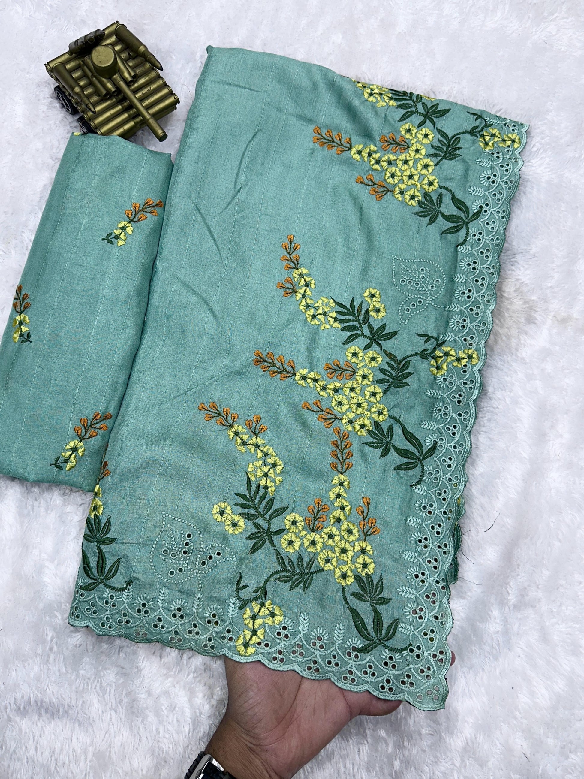 Hooriya fashions - Tusser cotton sarees