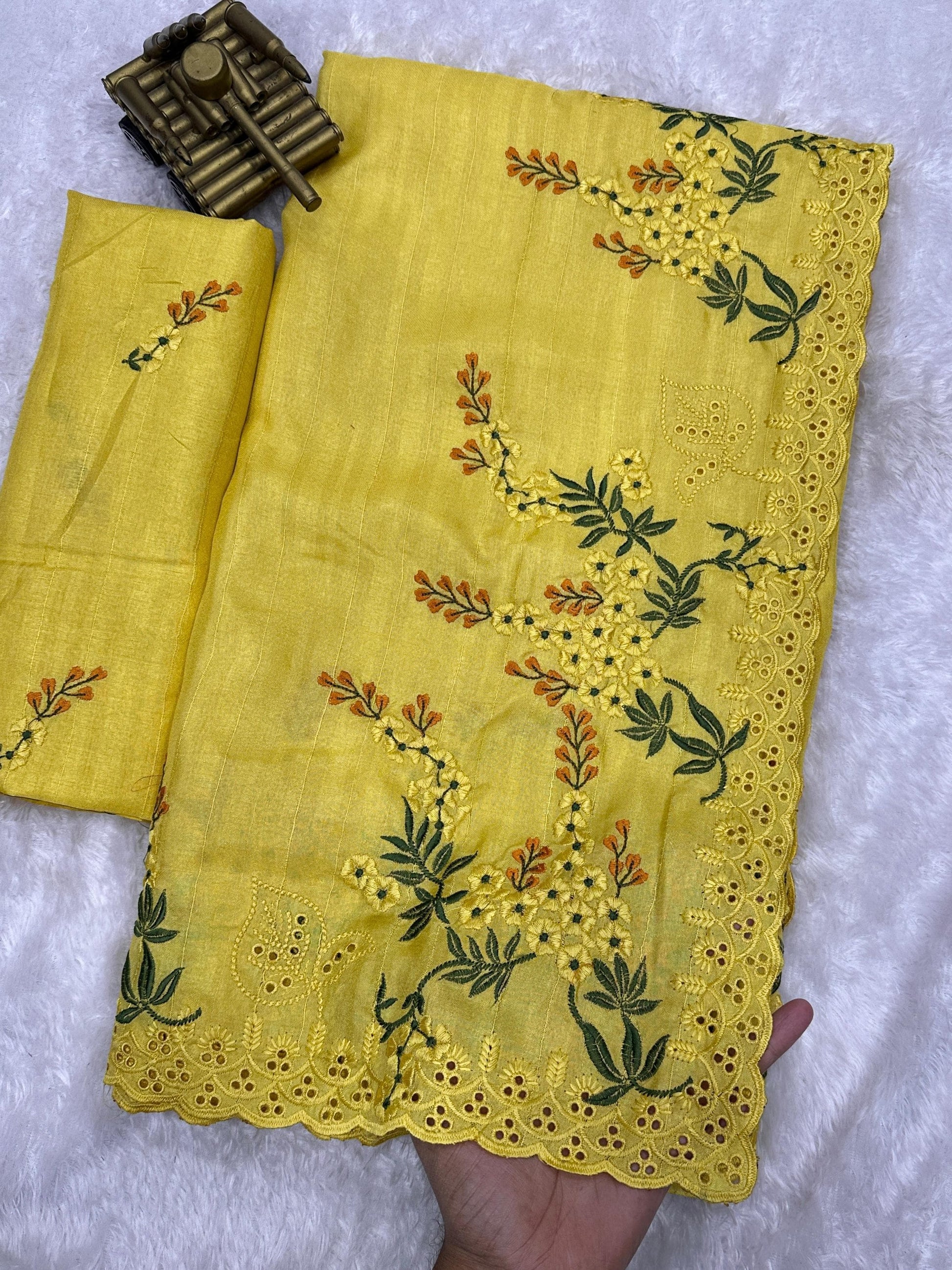 Hooriya fashions - Tusser cotton sarees