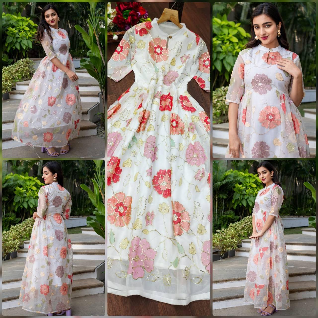 Hooriya fashions - Tebby Silk Gown