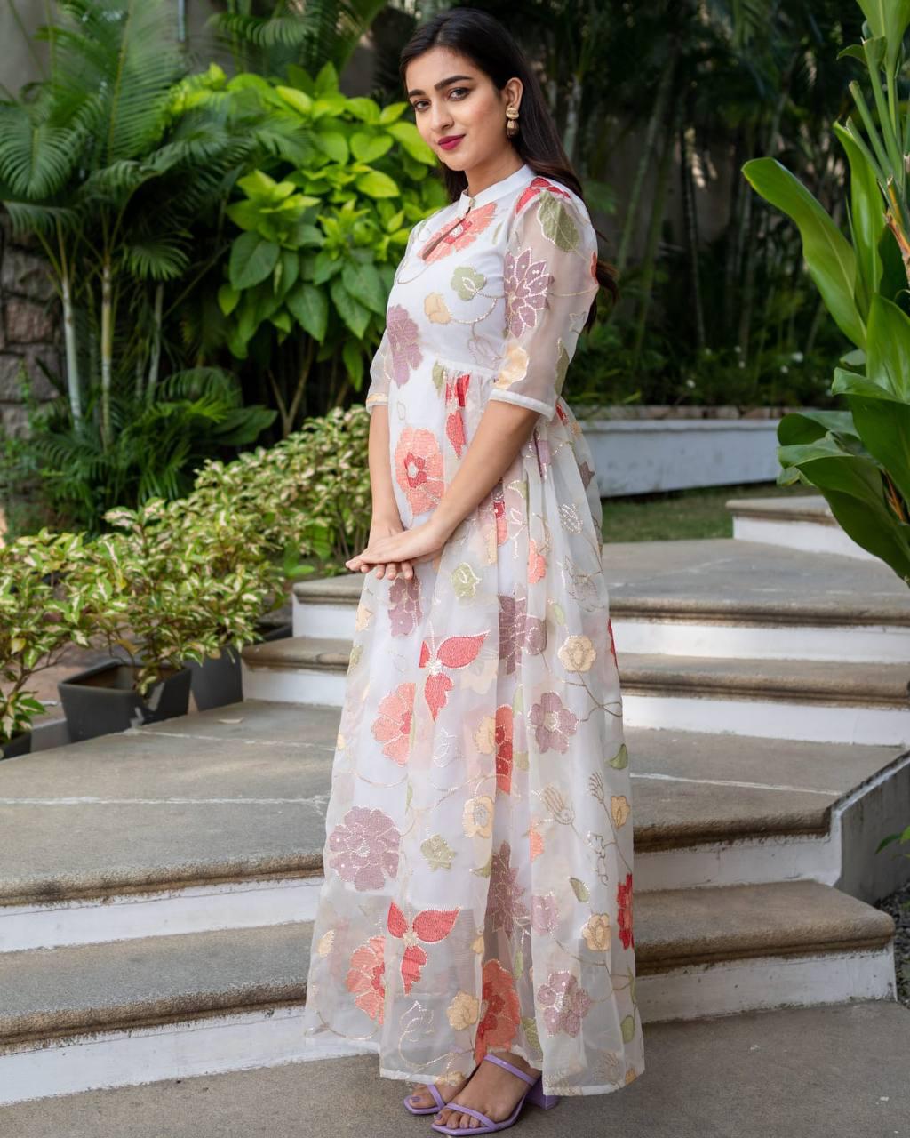 Hooriya fashions - Tebby Silk Gown