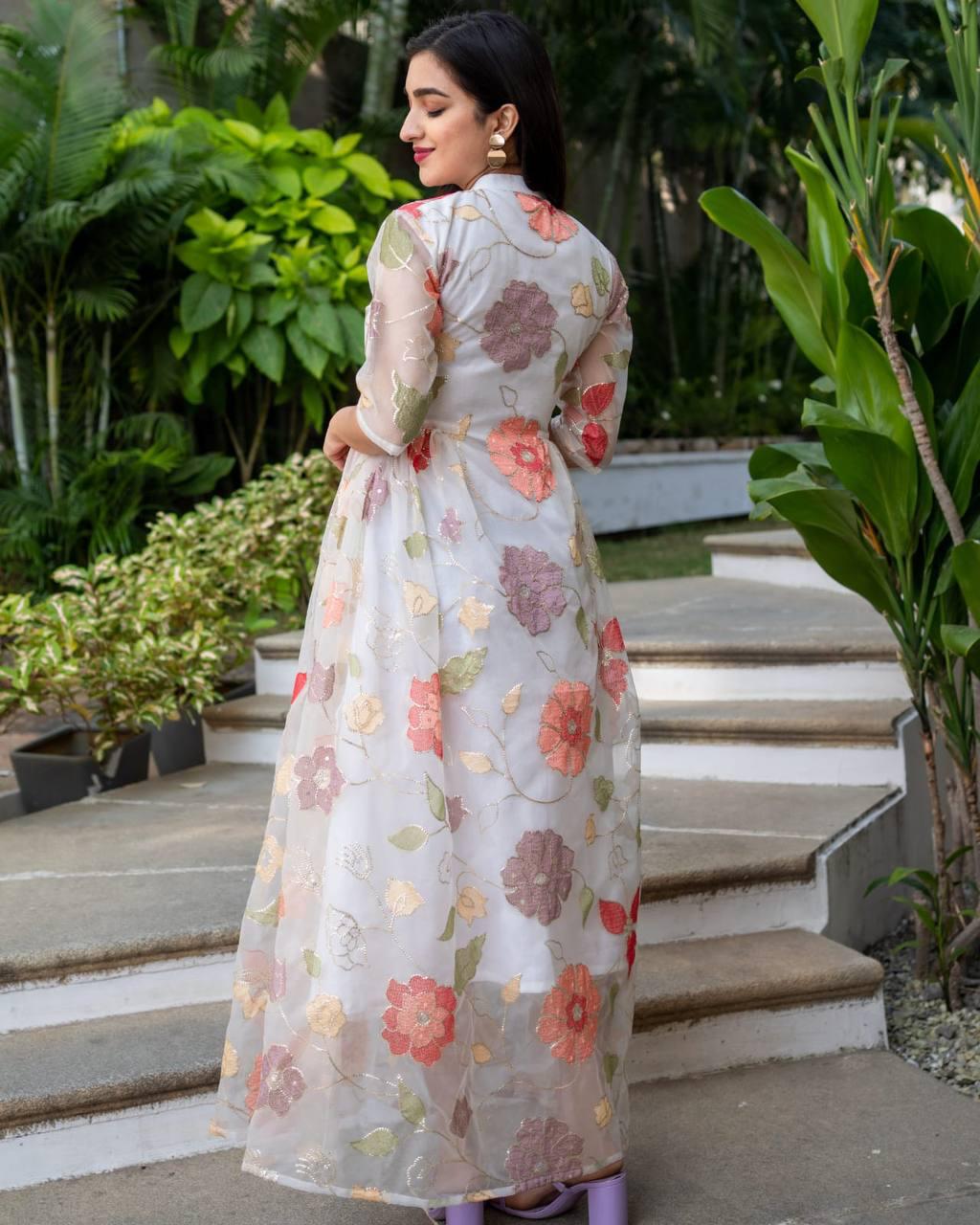 Hooriya fashions - Tebby Silk Gown