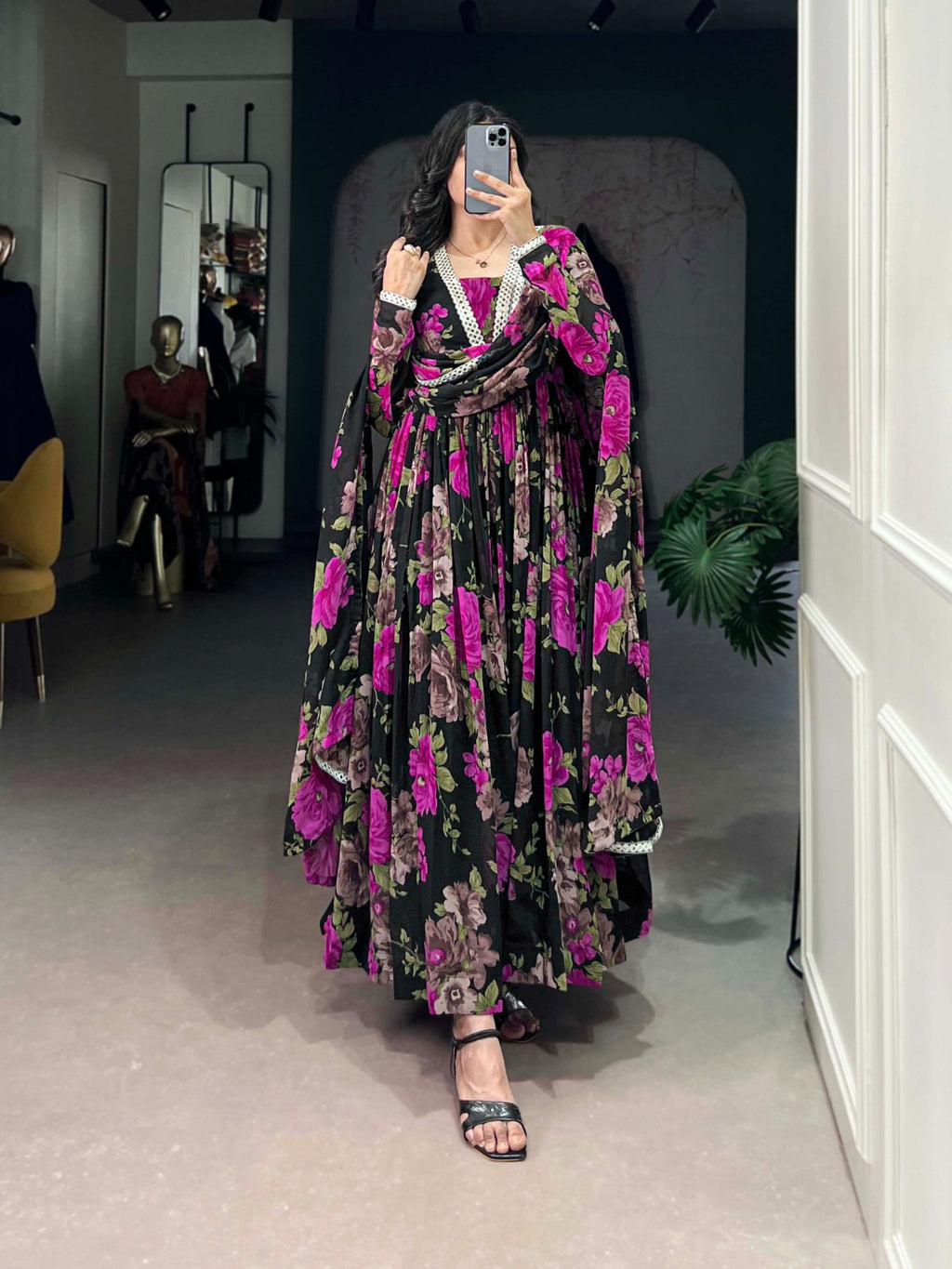 Hooriya fashions - Georgette gown