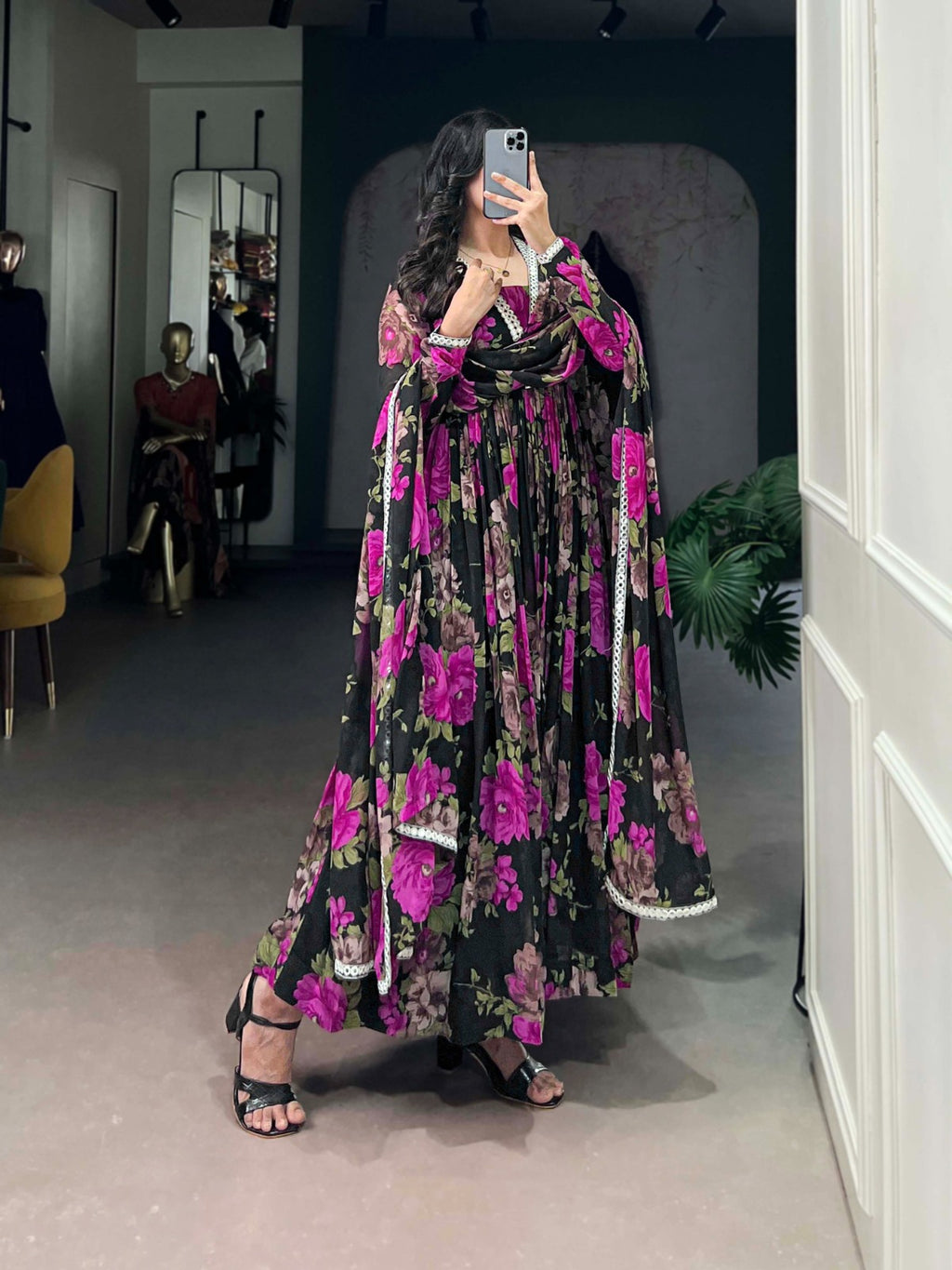 Hooriya fashions - Georgette gown