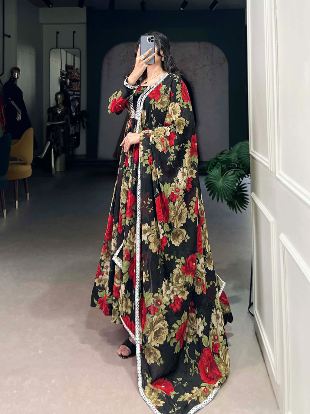 Hooriya fashions - Georgette gown