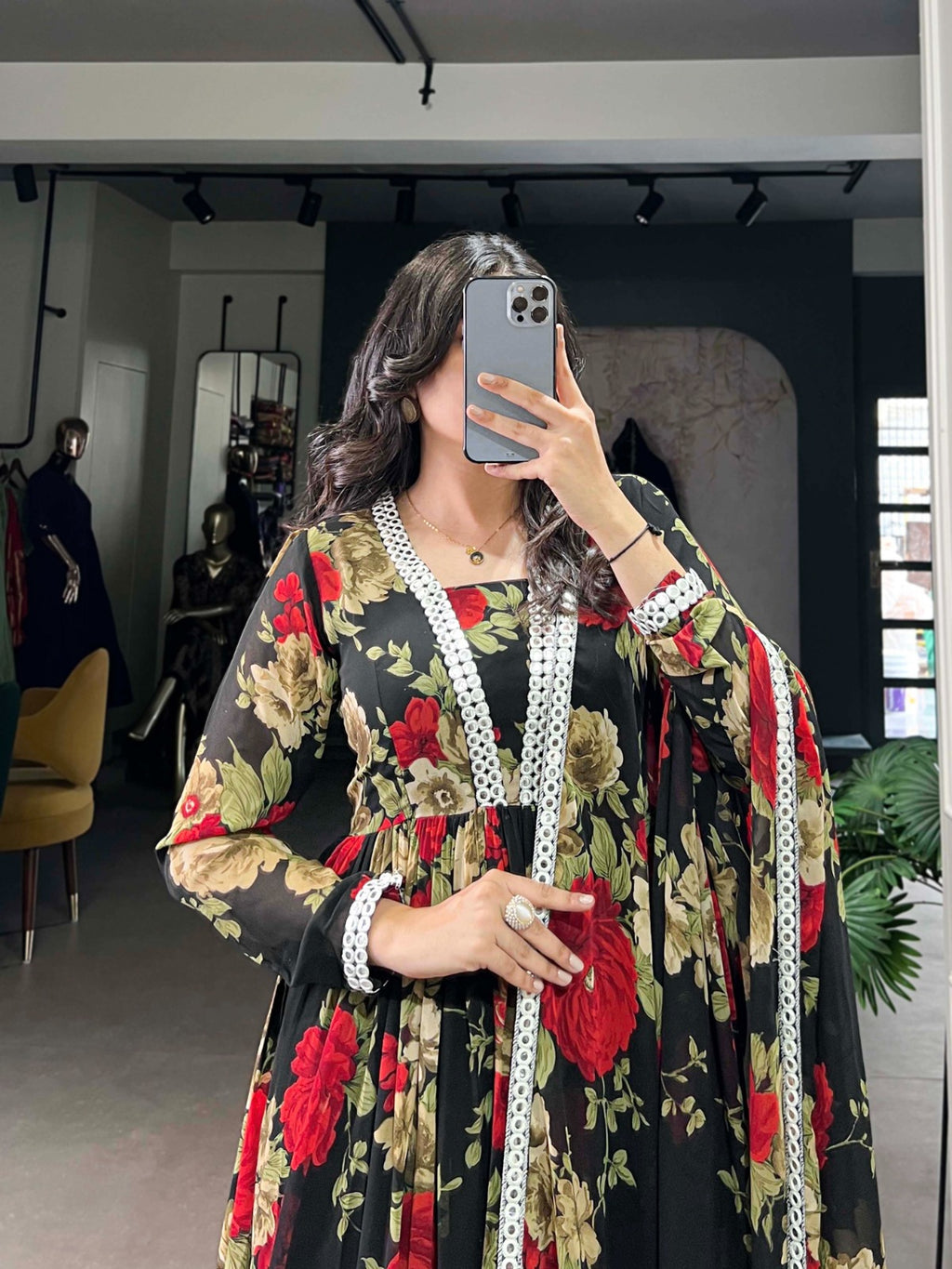 Hooriya fashions - Georgette gown