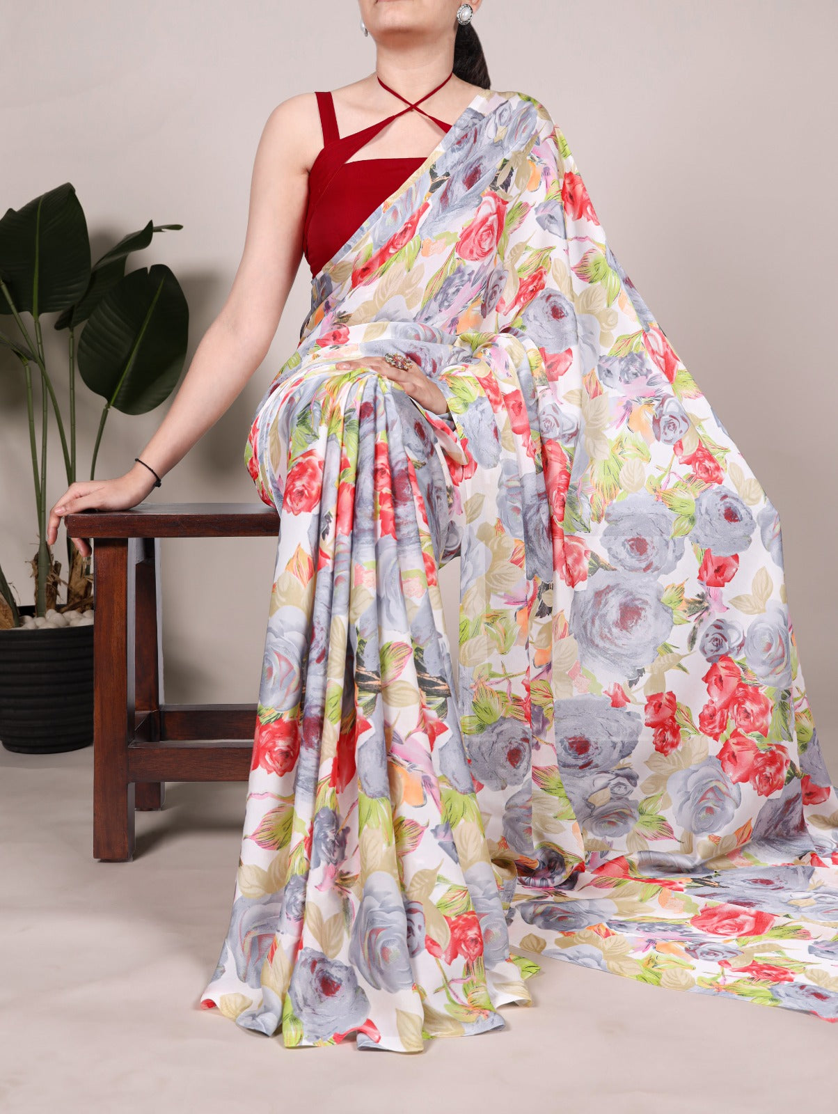 Hooriya Fashions - Satin Sarees