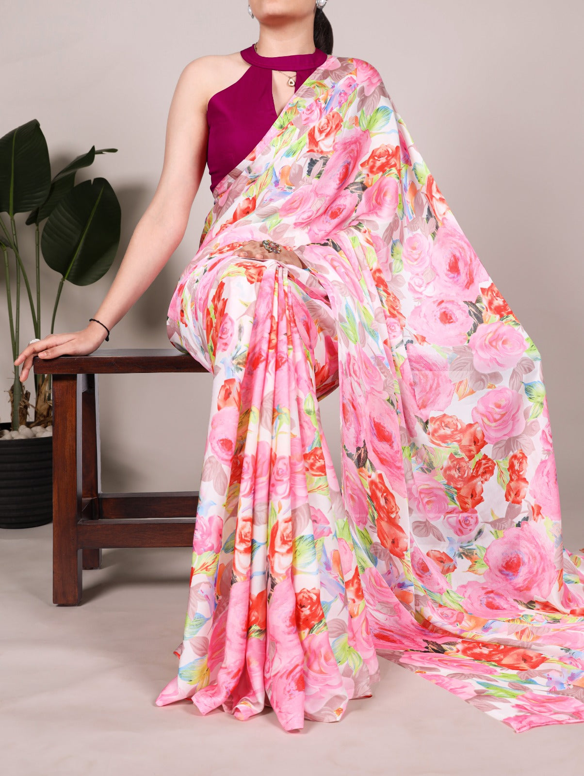 Hooriya Fashions - Satin Sarees