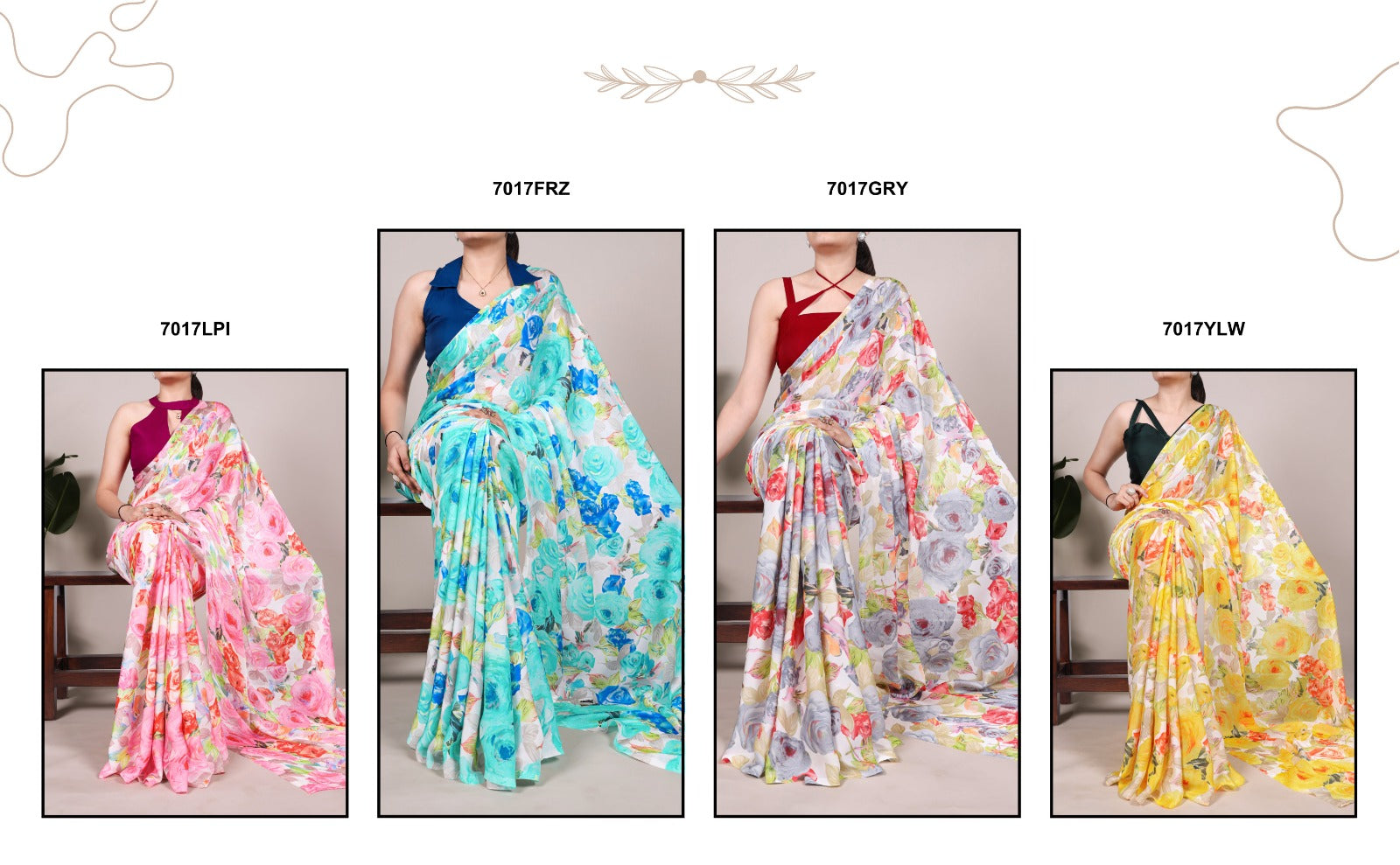 Hooriya Fashions - Satin Sarees