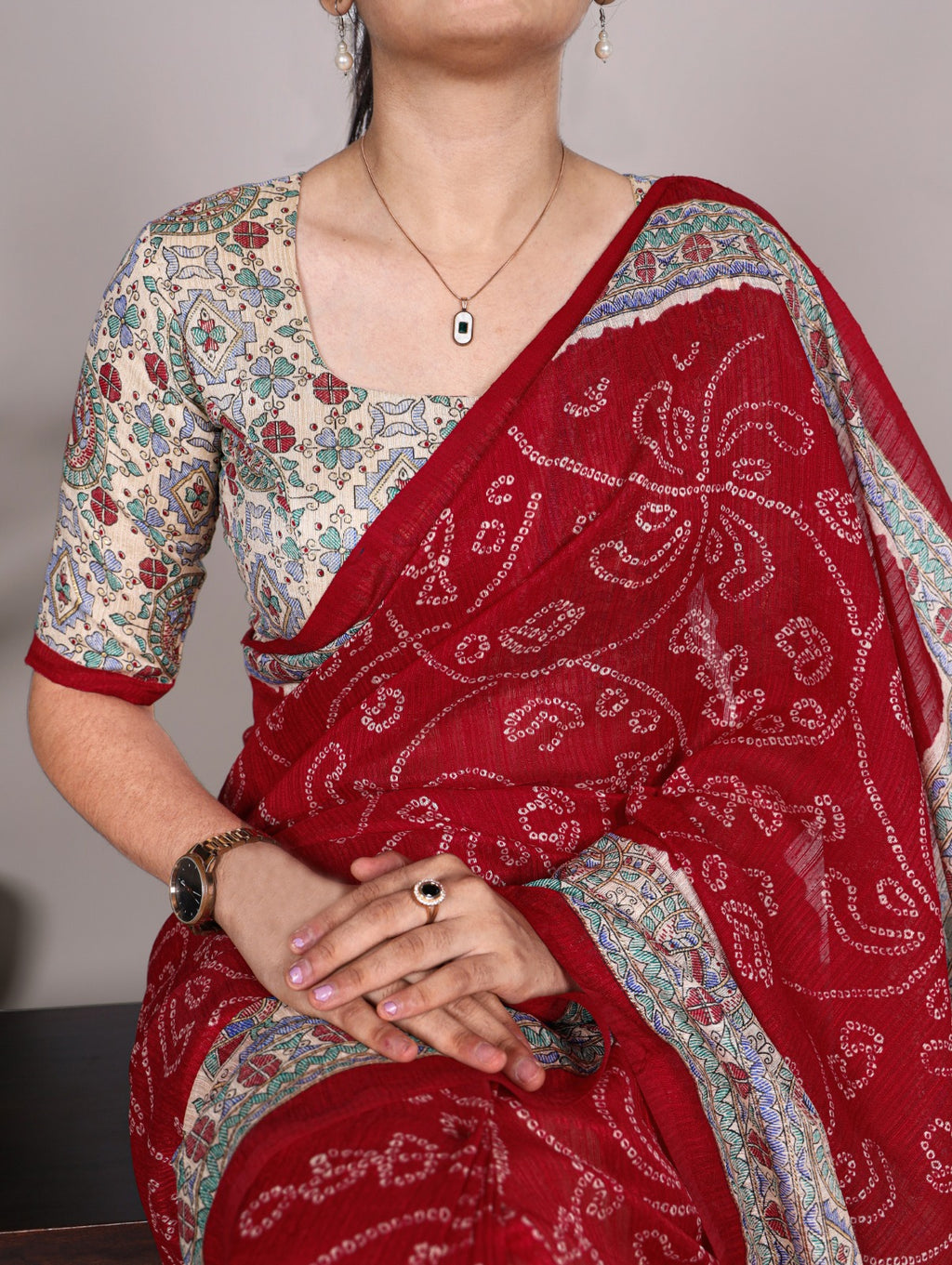 Hooriya fashions - Green Silk sarees.