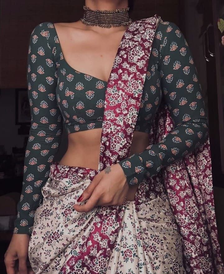 Hooriya fashions - Chanderi Cotton saree