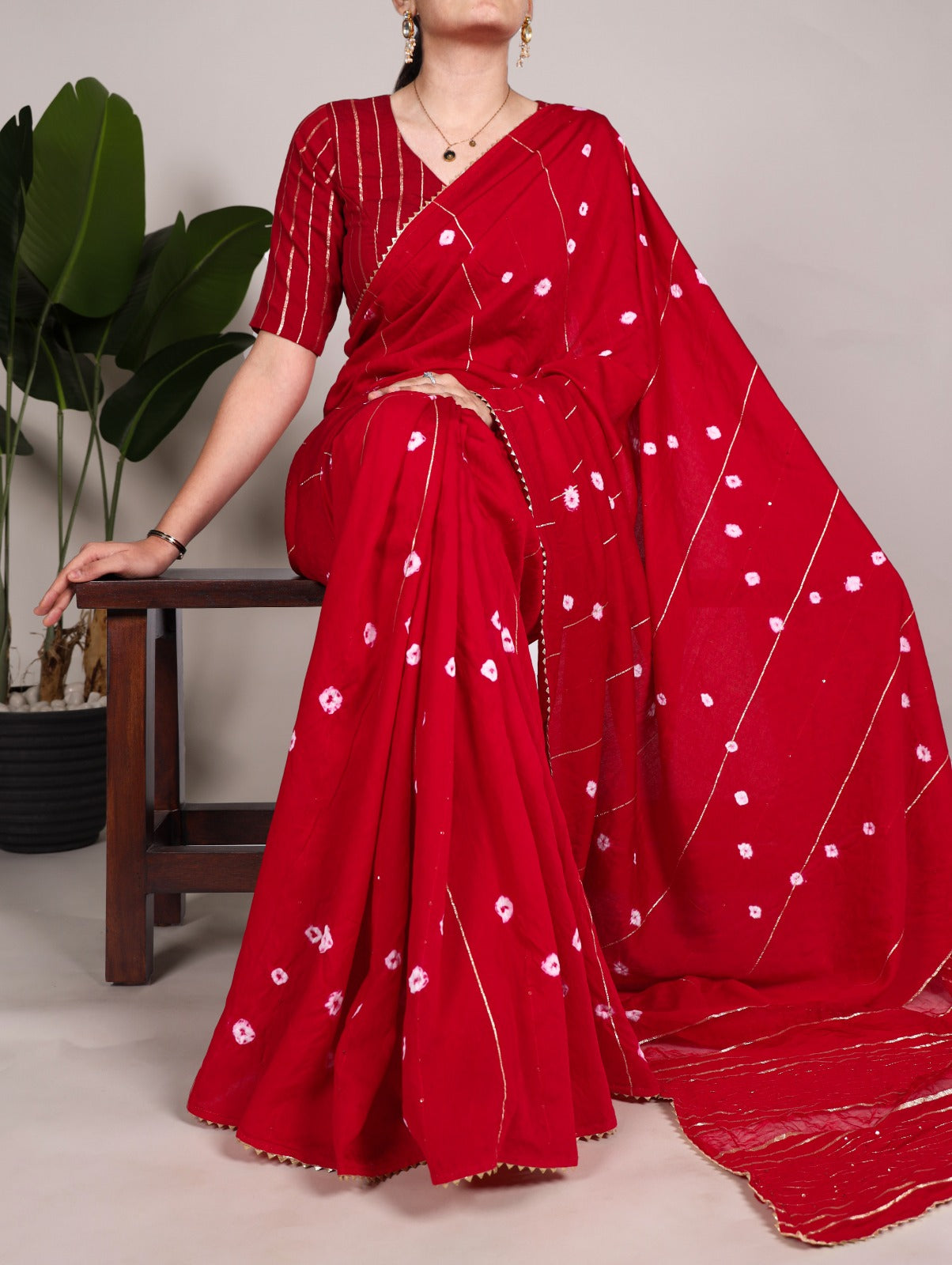 Hooriya Fashions - Viscose chanderi Saree