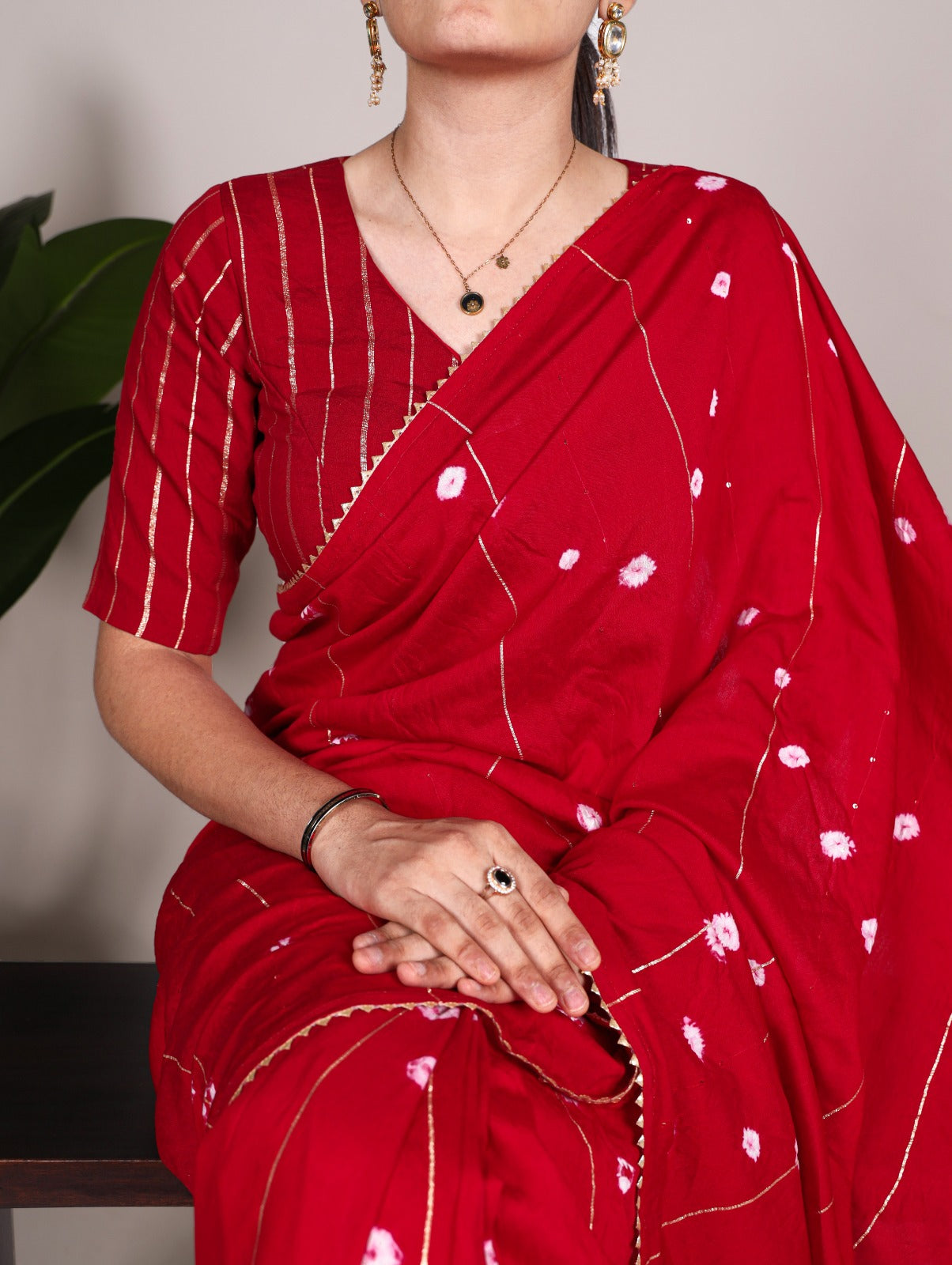 Hooriya Fashions - Viscose chanderi Saree