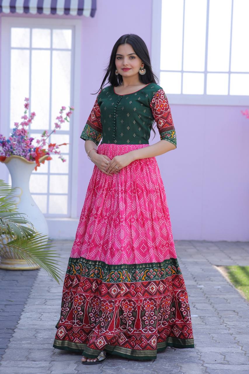 Hooriya Fashions - PREMIUM DESIGNER READYMADE GOWN.