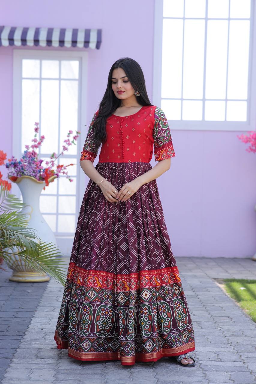 Hooriya Fashions - PREMIUM DESIGNER READYMADE GOWN.