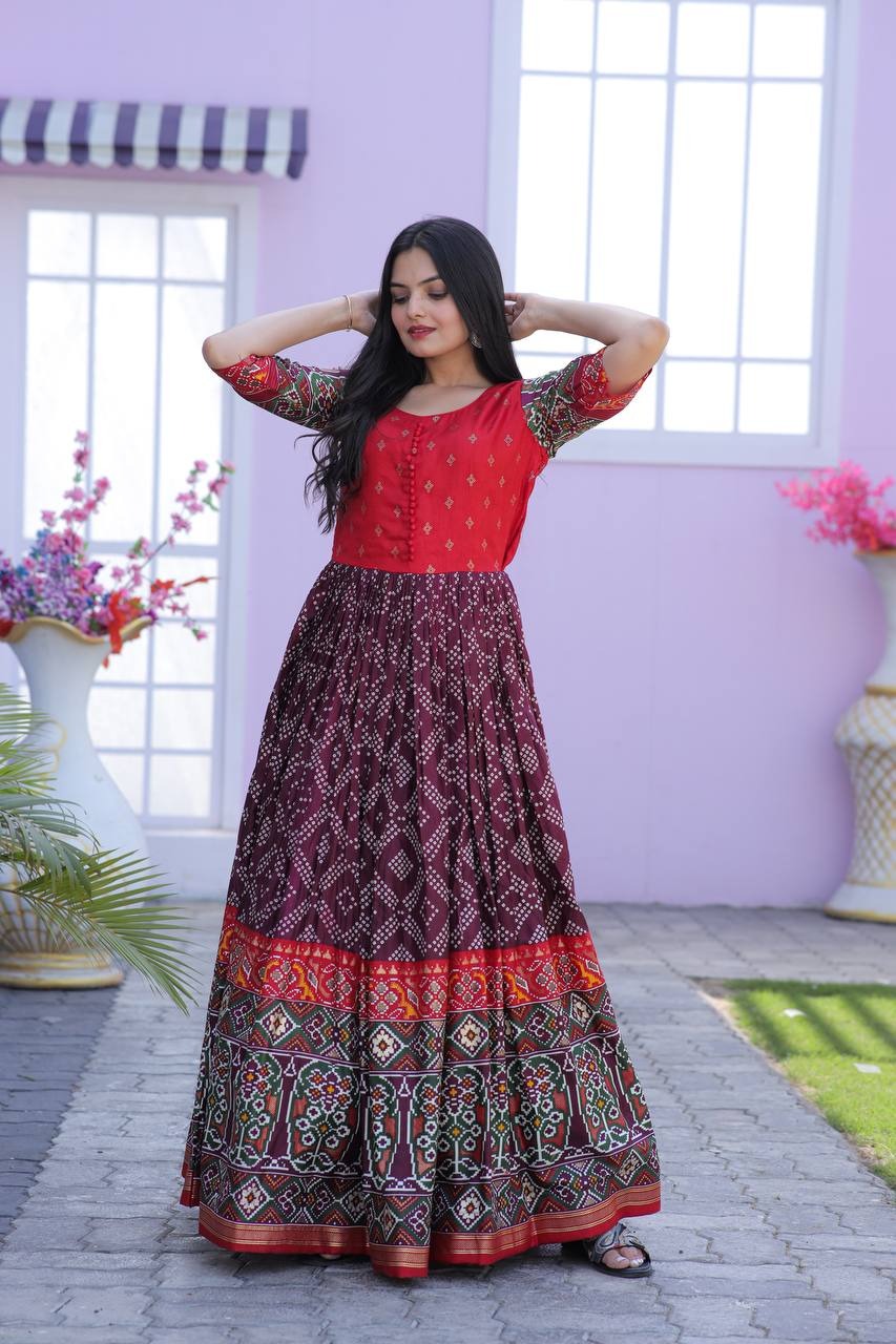 Hooriya Fashions - PREMIUM DESIGNER READYMADE GOWN.